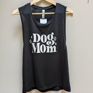 NEW Premium Bella Canvas DOG MOM Tank Sleeveless Top Furbaby Puppy Proud Mom NW